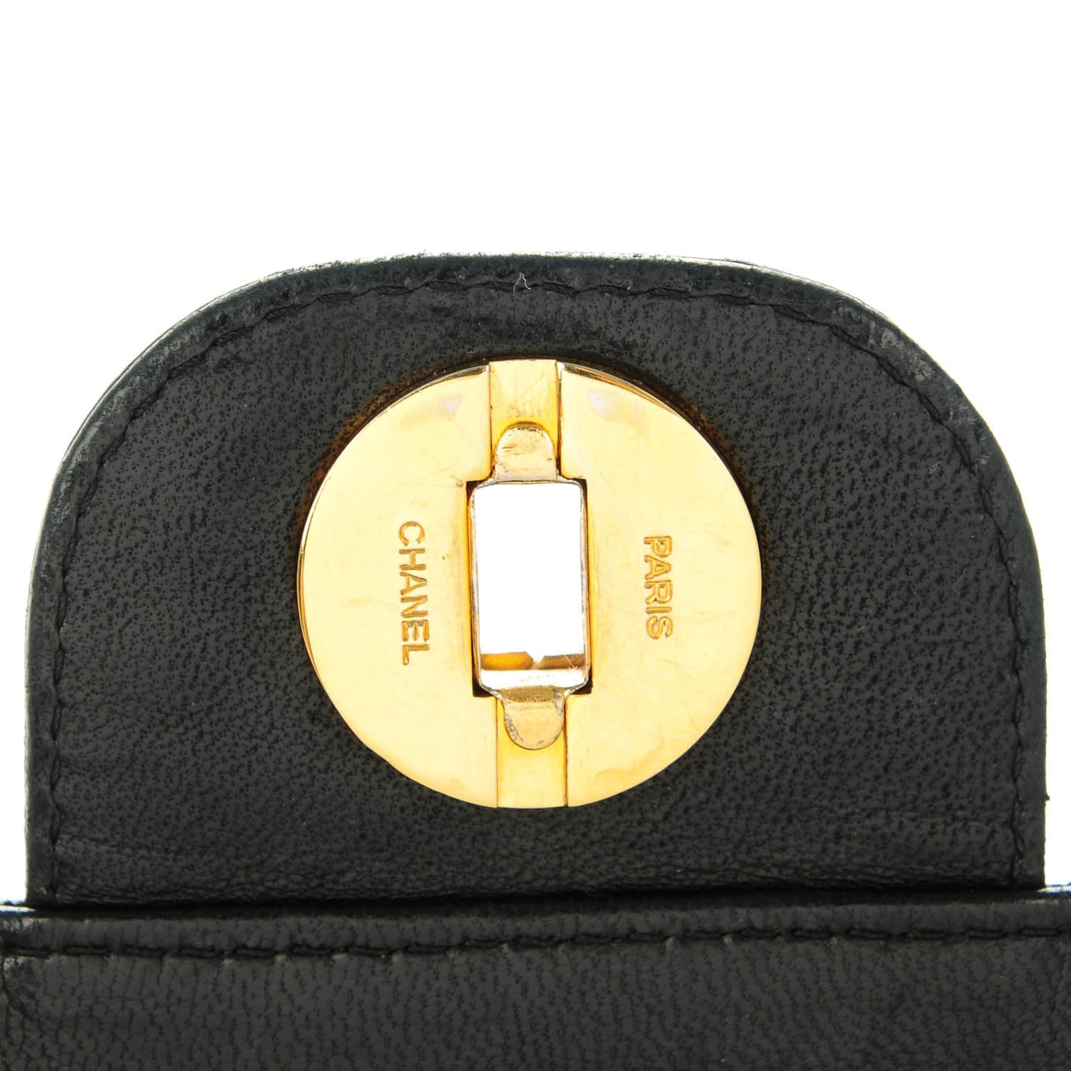 Chanel Lambskin Quilted Medium Double Flap Black 6 of 8