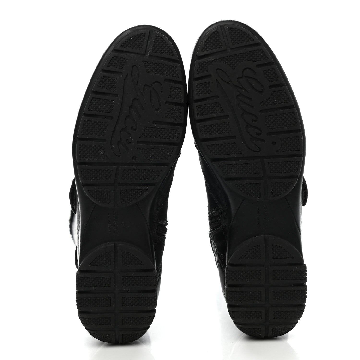 Gucci Guccissima Signature High Boots 37 Black 5 of 7