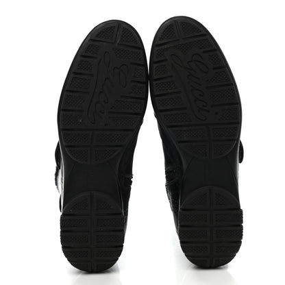 Gucci Guccissima Signature High Boots 37 Black 5 of 7