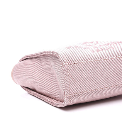 Chanel Mixed Fibers Calfskin Mini Deauville Tote Rose Pink 6 of 11