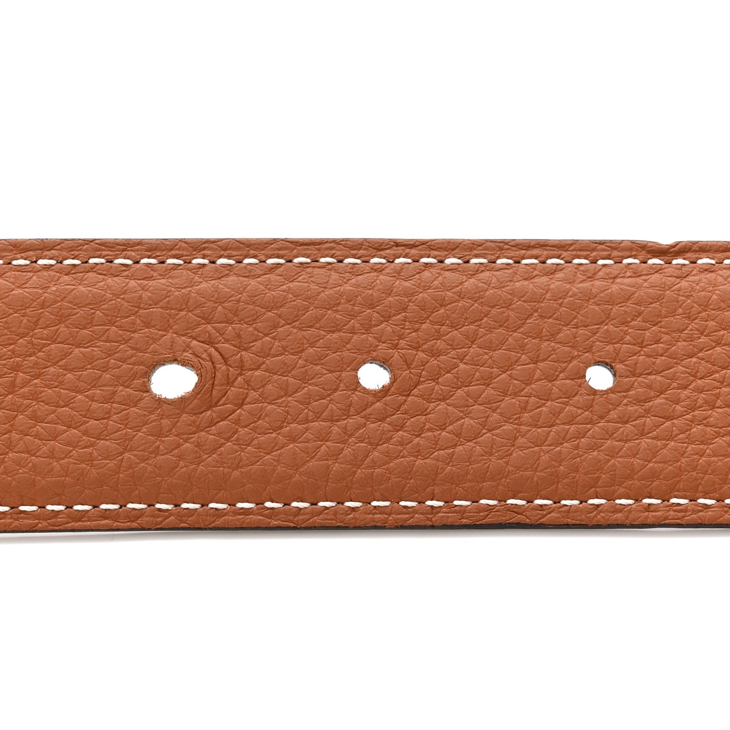 Hermes Chamonix Togo 32mm Tonight Belt 115 46 Black Gold 6 of 7