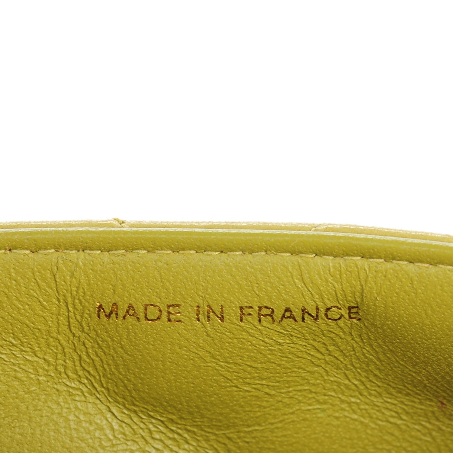 Chanel Lambskin Quilted Shoulder Flap Bag Green 8 of 11