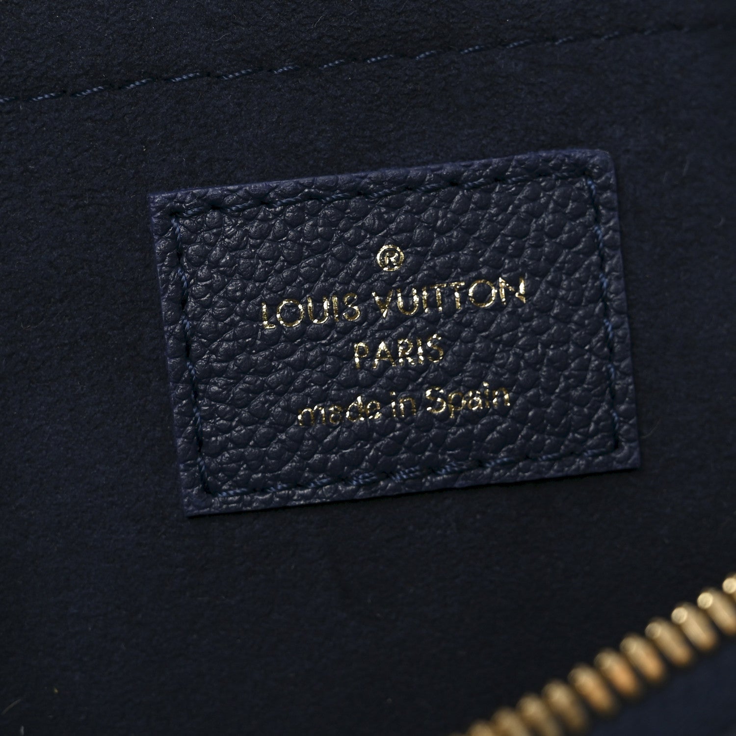 Louis Vuitton Empreinte Monogram Giant Speedy Bandouliere 20 Navy 6 of 10