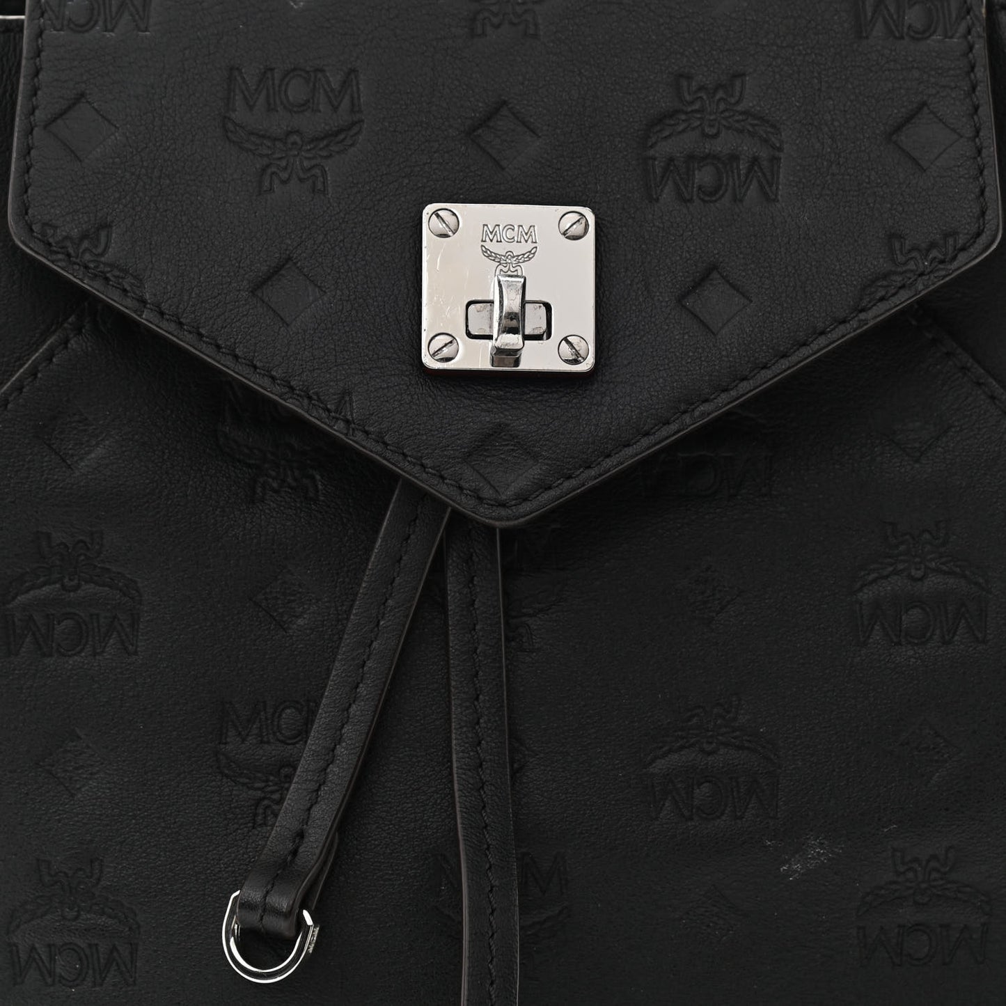 Calfskin Ottomar Monogram Essential Backpack Black