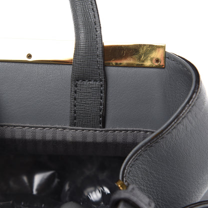 Fendi Vitello Elite Petite 2Jours Tote Grigio Grigio Chiaro 12 of 16