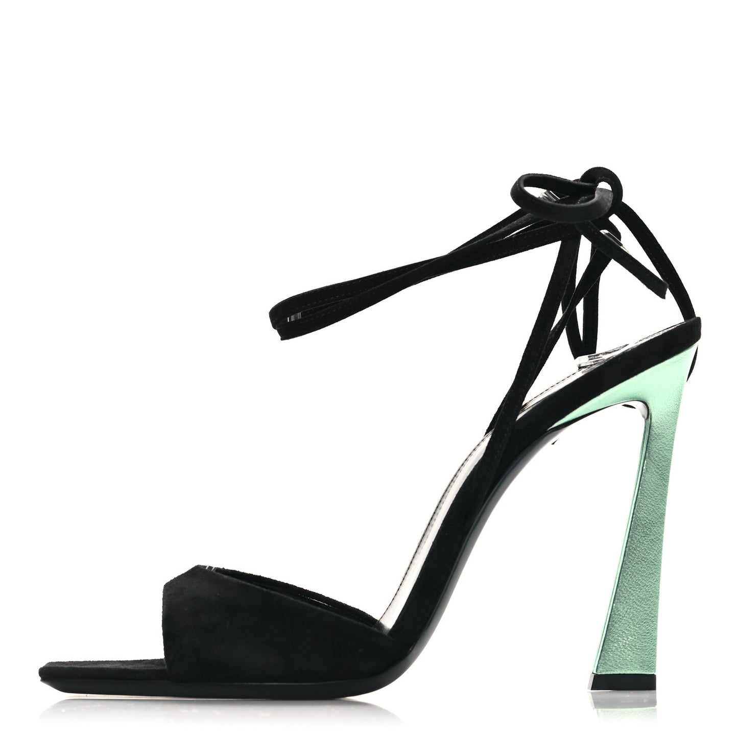 Suede Paz 105 Ankle Strap Sandals 39 Hope Green