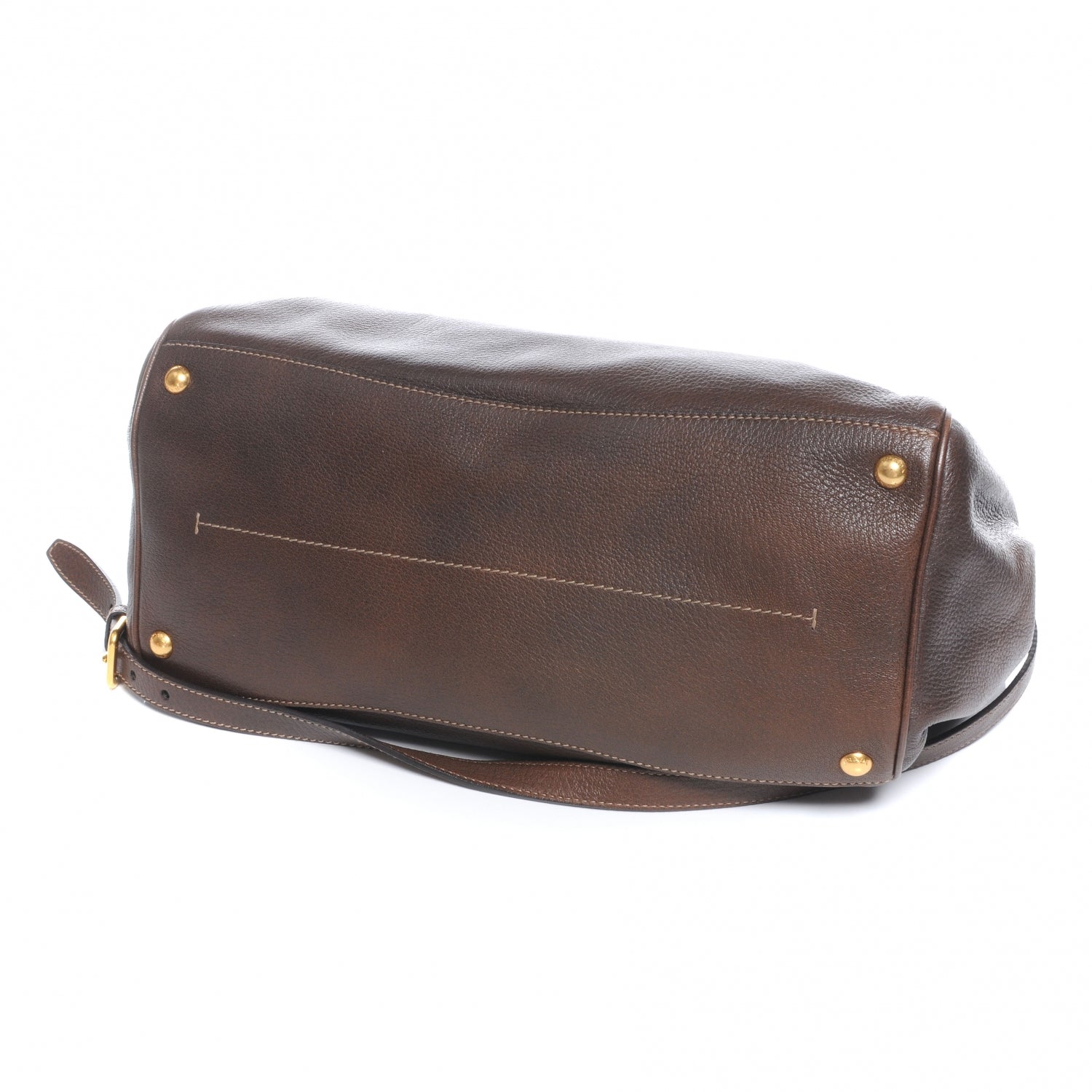 Prada Cervo Deerskin Executive Tote Bruciato 5 of 9