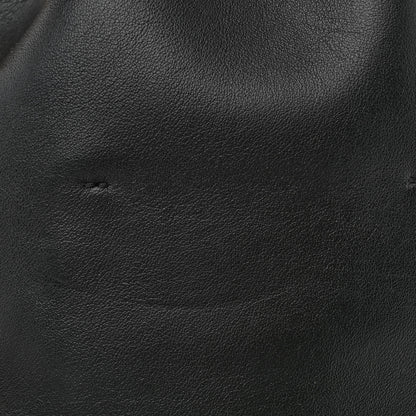 Fendi Vitello Grace F is Fendi Stamp Patch Perforated Small Mon Tresor Bucket Bag Black 10 of 10