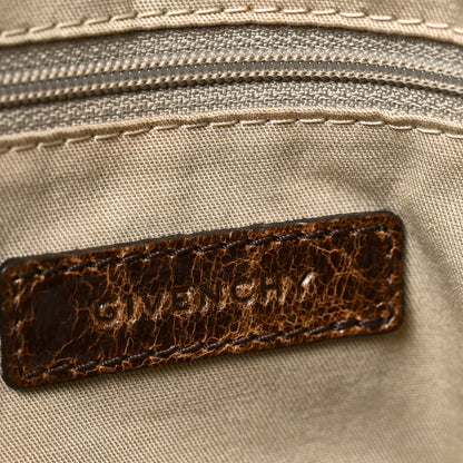 Givenchy Crackled Calfskin Medium Nightingale Light Brown 5 of 10