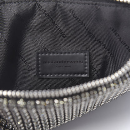 Alexander Wang Mesh Crystal Wanglock Fortune Cookie Bag Black 6 of 10