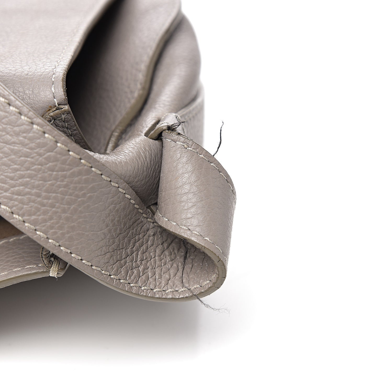 Calfskin Medium Marcie Round Crossbody Bag Cashmere Grey