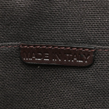 Burberry Haymarket Check Small Orchard Bowling Bag Chocolate 7 of 10