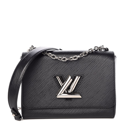 Louis Vuitton Epi Twist Shoulder Bag MM Black 1 of 8