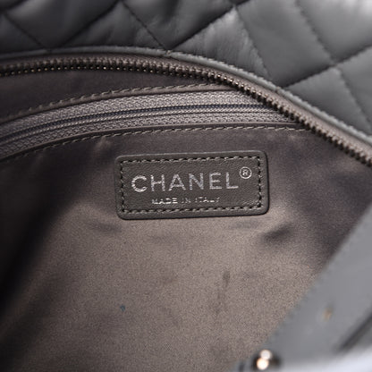 Chanel Lambskin Quilted Shoulder Bag Grey 5 of 12