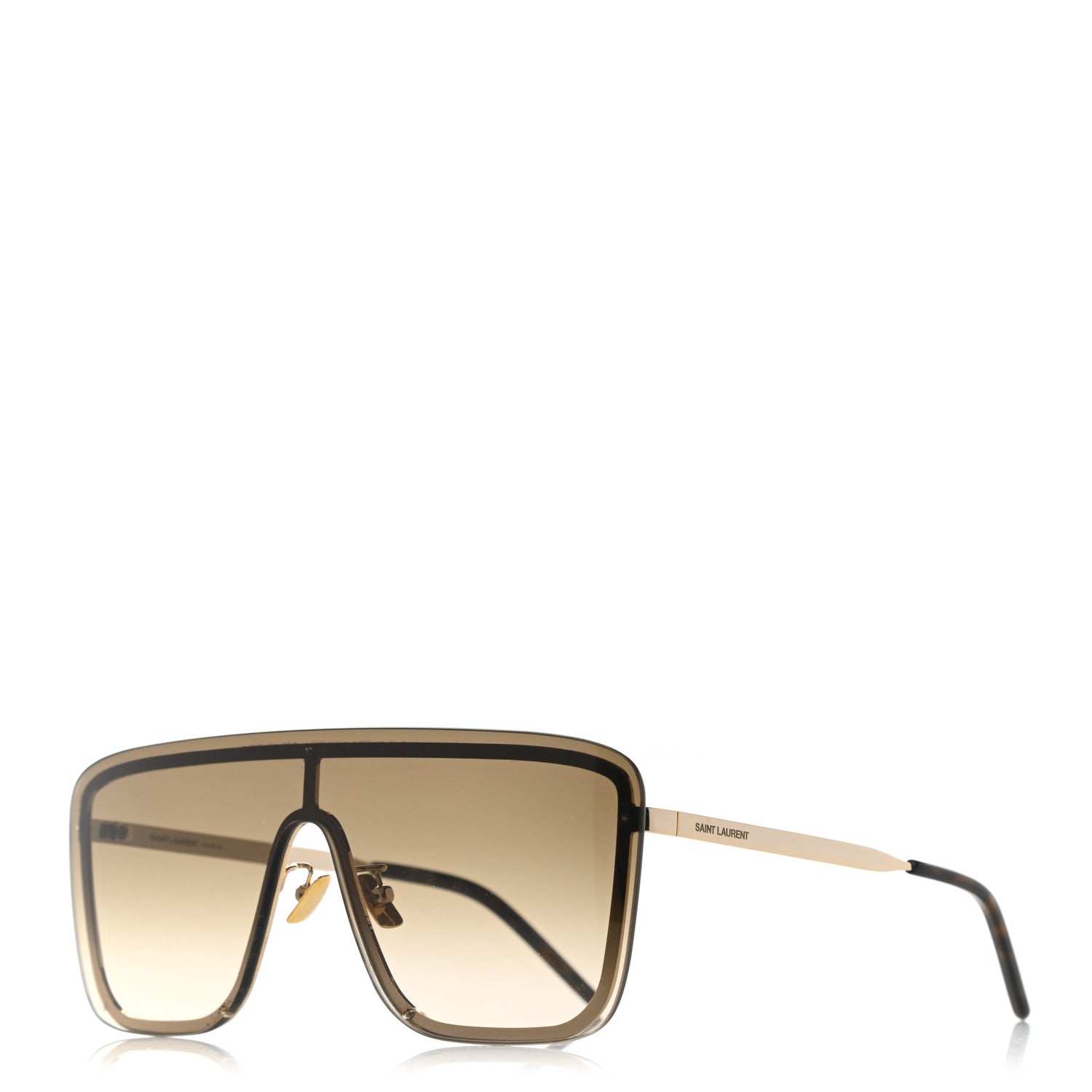 Saint Laurent SL 364 Mask Sunglasses Brown 1 of 7