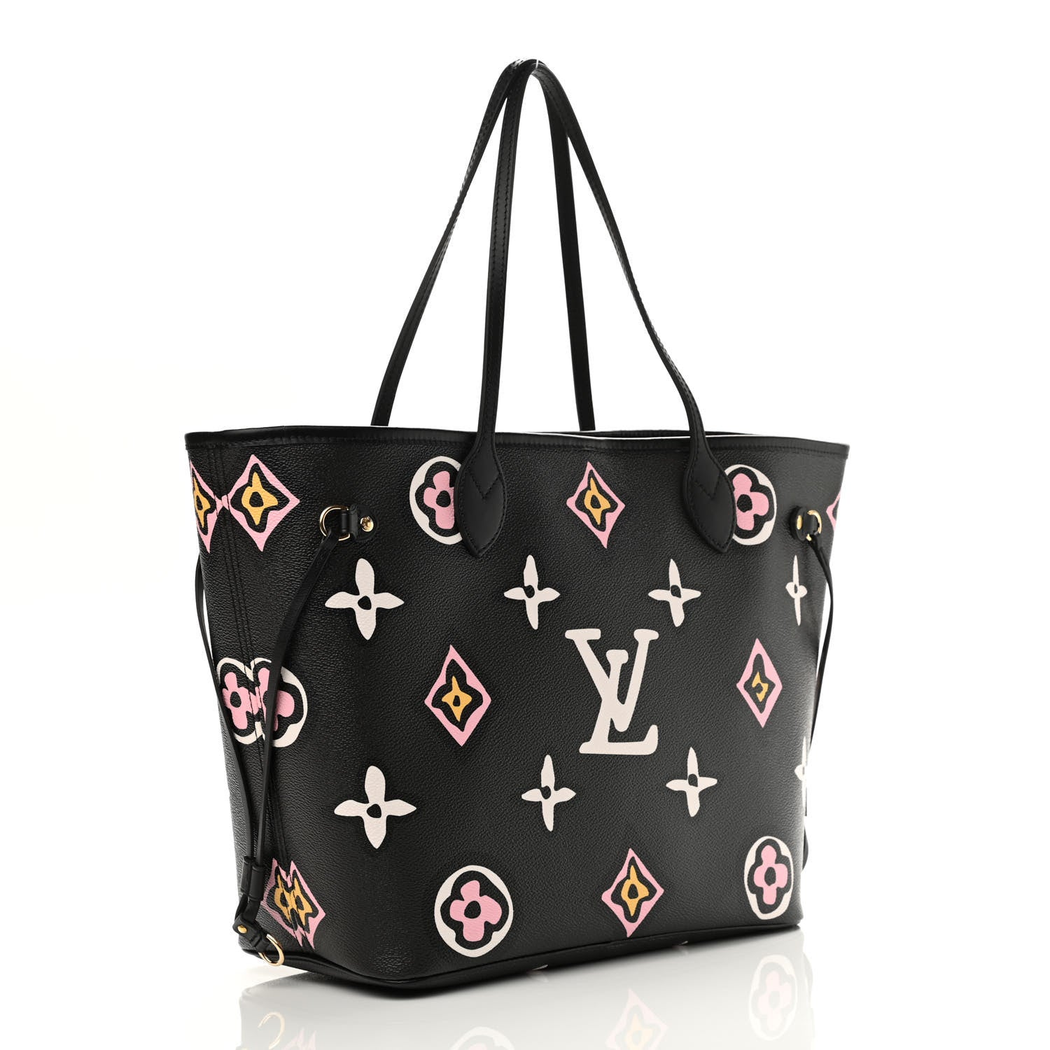Louis Vuitton Monogram Giant Wild At Heart Neverfull MM Black 4 of 11