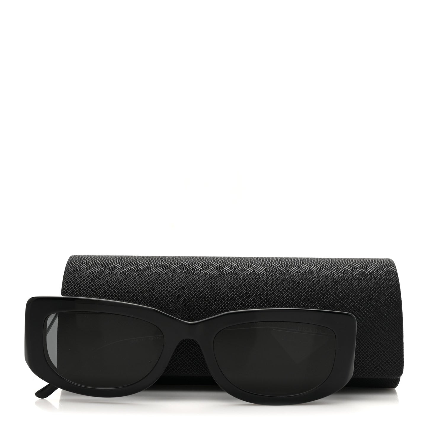 Acetate Sunglasses SPR 14Y Black Slate Gray