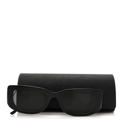 Prada Acetate Sunglasses SPR 14Y Black Slate Gray 8 of 8