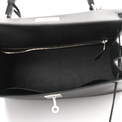 Hermes Epsom Kelly Sellier 28 Black 5 of 12