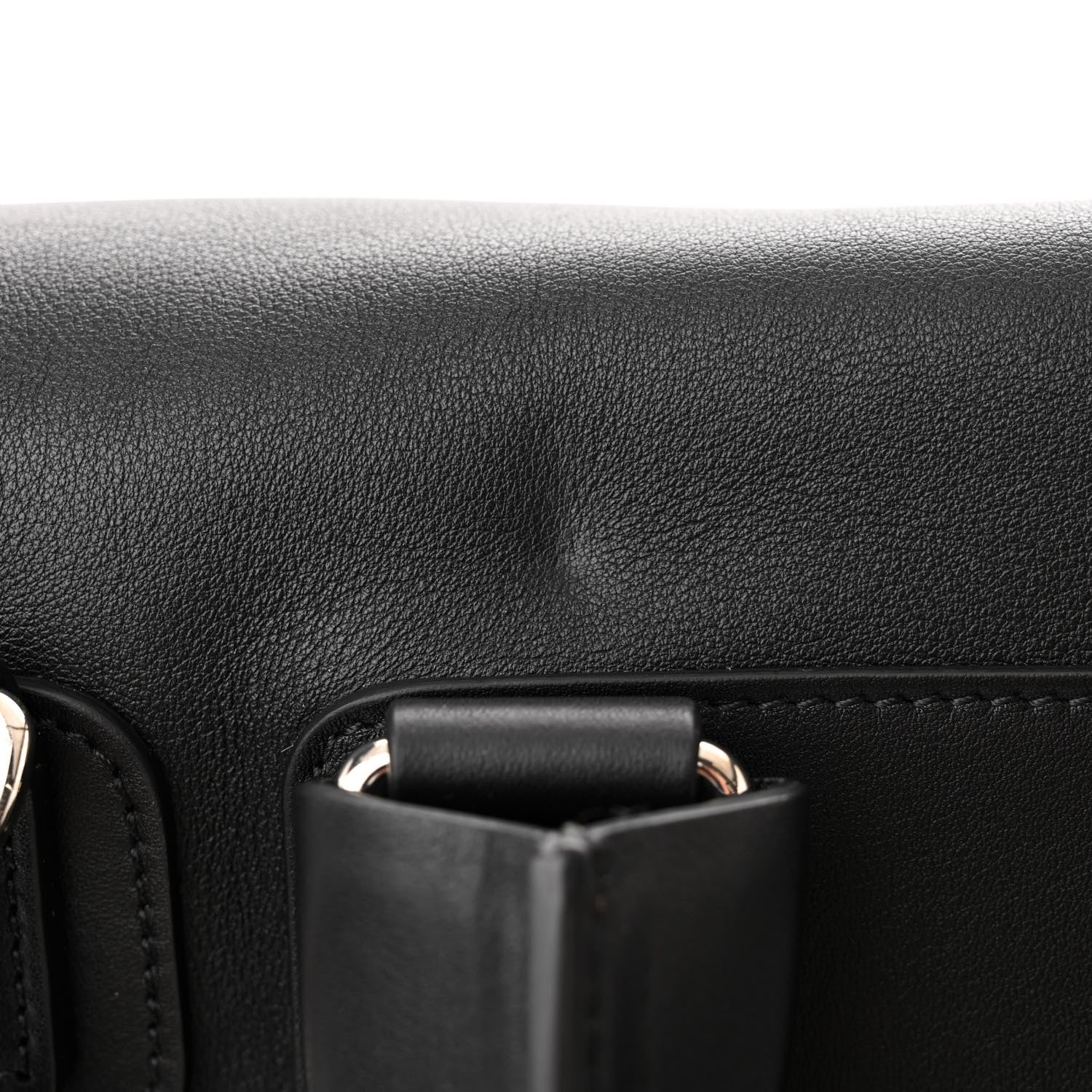 Givenchy Calfskin Small Pandora Pure Flap Bag Black White 12 of 14