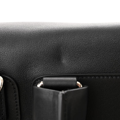 Givenchy Calfskin Small Pandora Pure Flap Bag Black White 12 of 14
