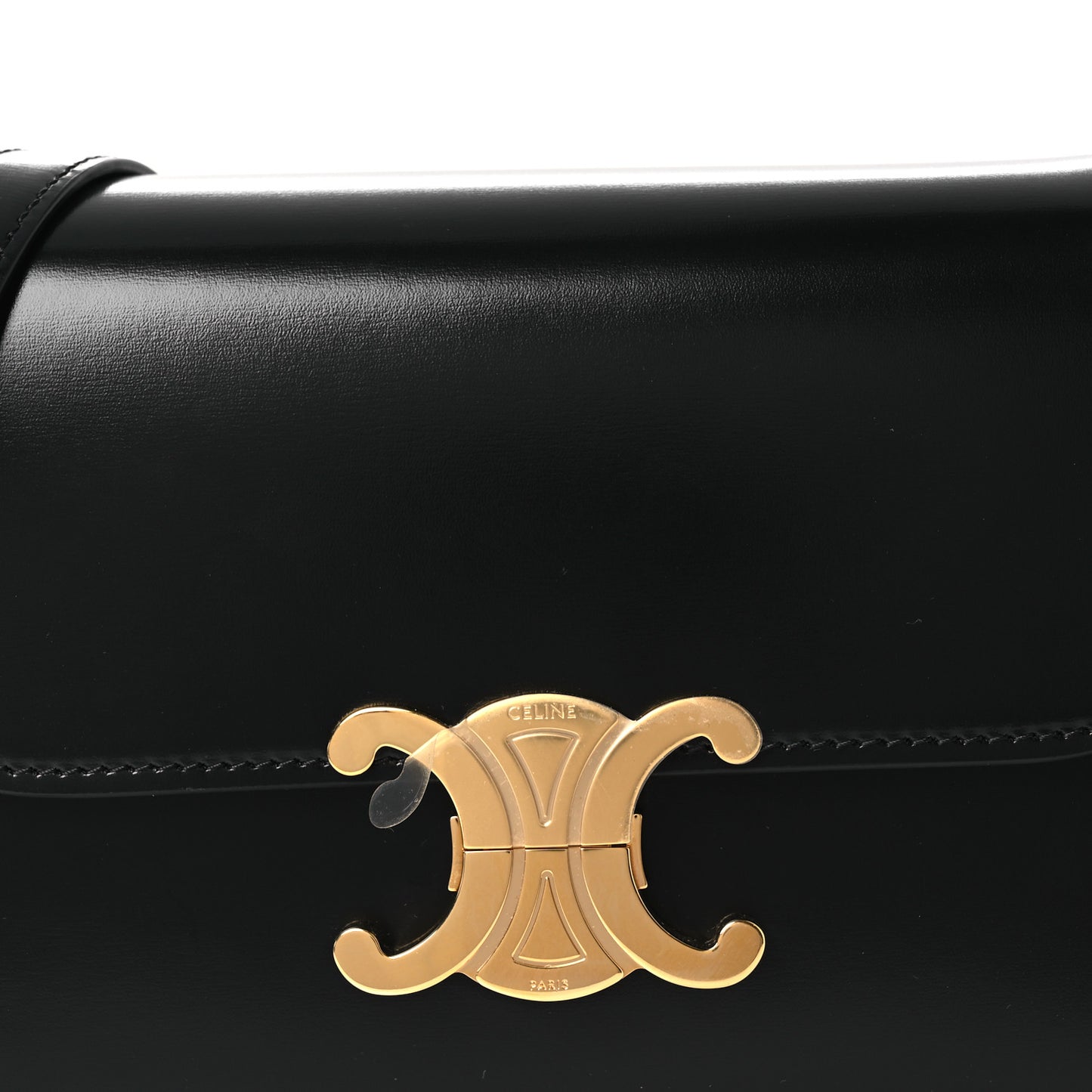 Shiny Calfskin Teen Triomphe Black