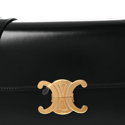 Celine Shiny Calfskin Teen Triomphe Black 9 of 14