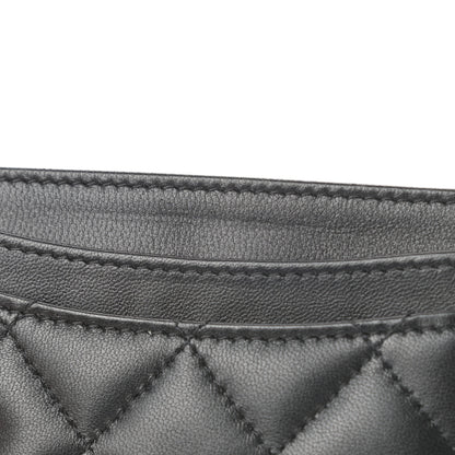 Chanel Lambskin Quilted Card Holder Black 9 of 10