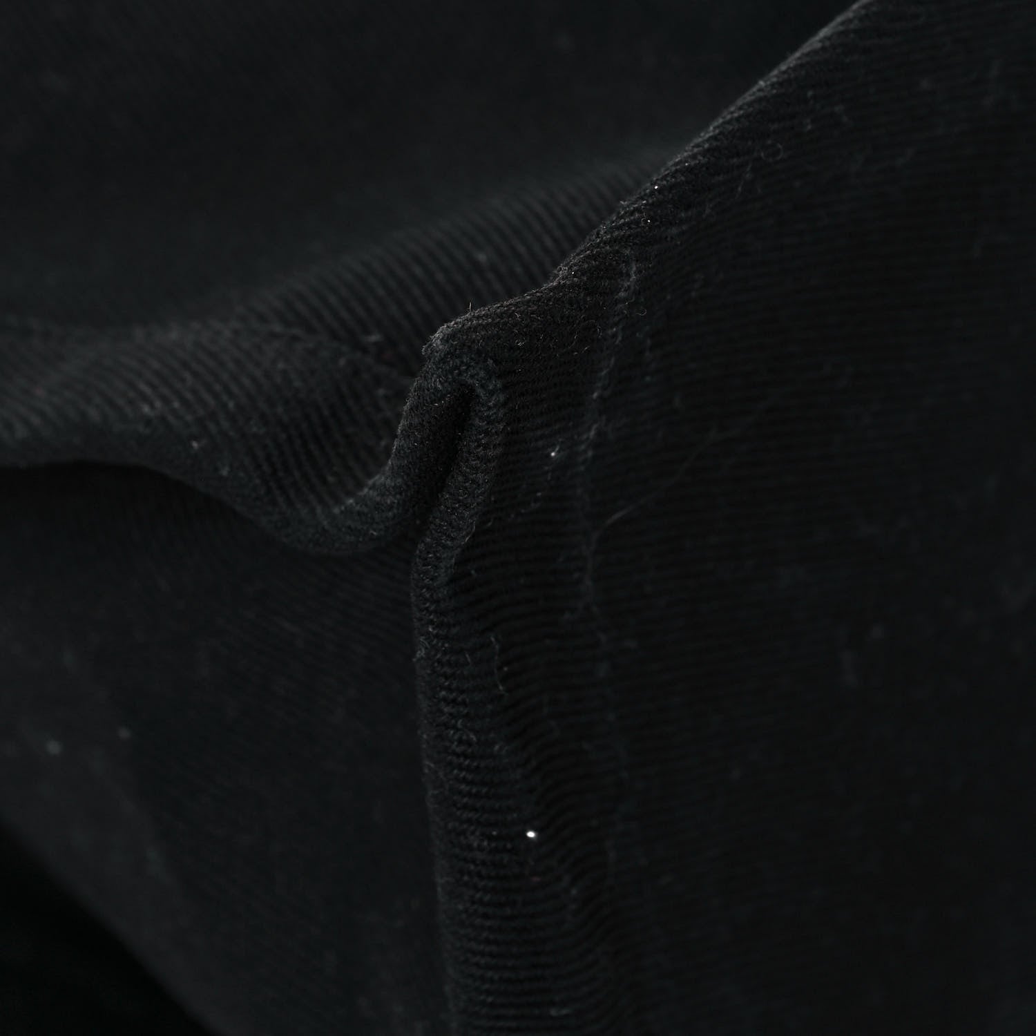 Saint Laurent Linen Calfskin Rive Gauche Tote Black 8 of 13