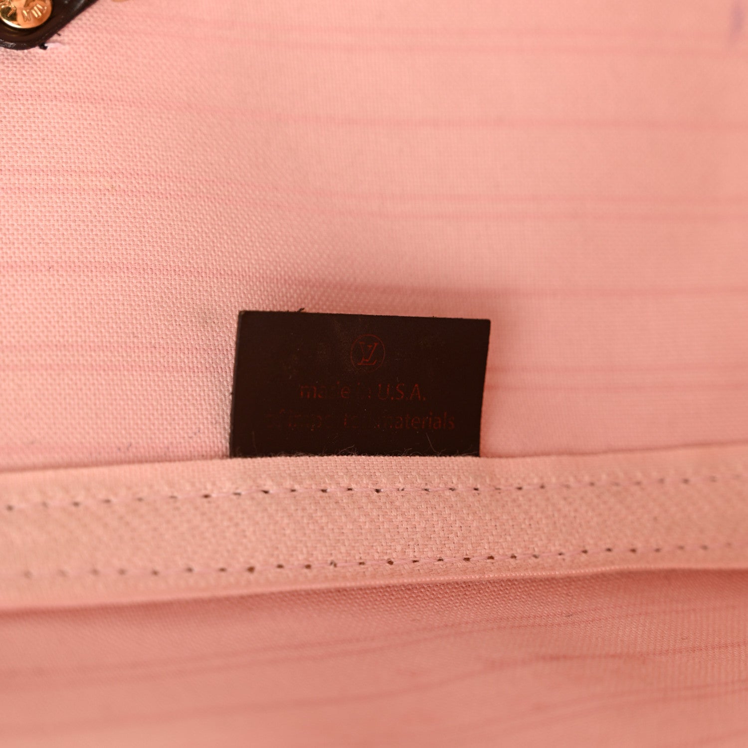 Louis Vuitton Damier Ebene Neo Neverfull MM Rose Ballerine 7 of 13
