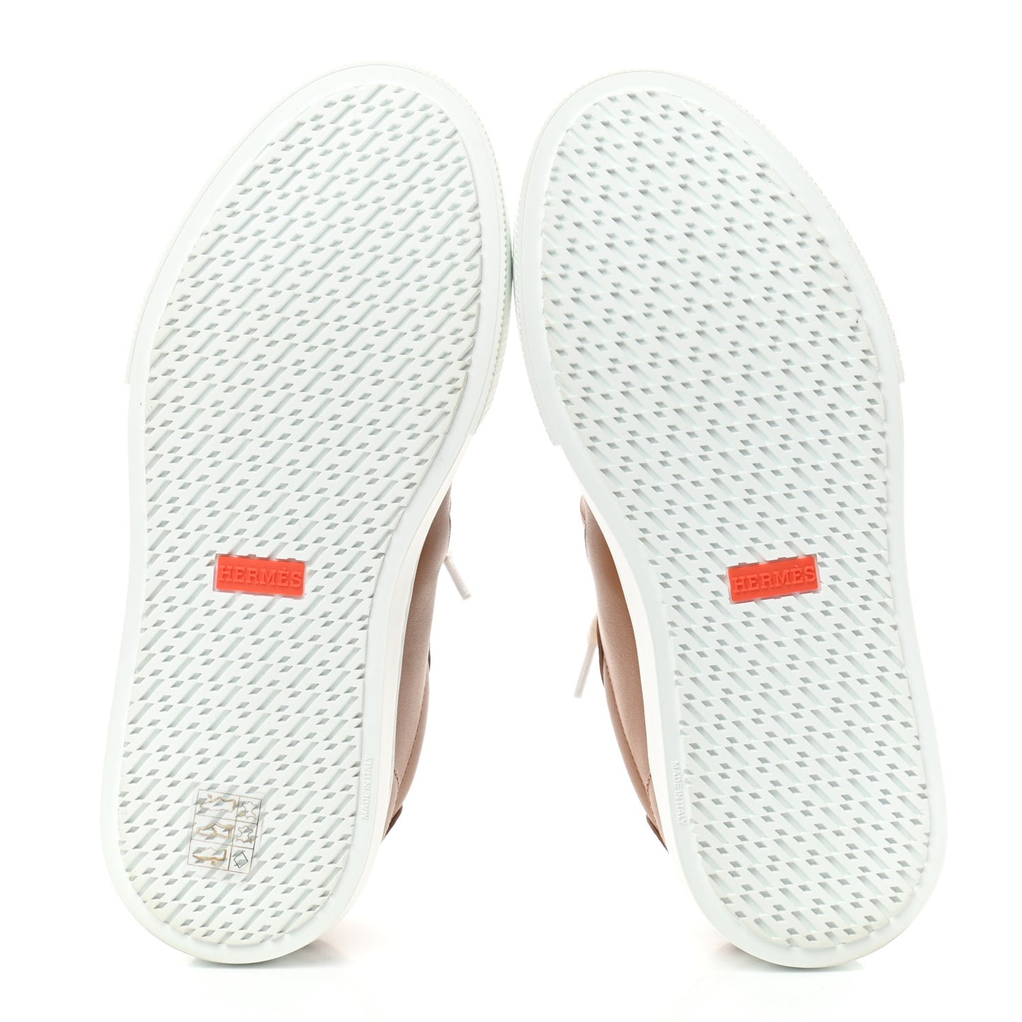 Calfskin Day Sneakers 36 Naturel