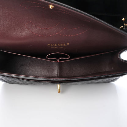 Chanel Caviar Quilted Jumbo Double Flap Black 6 of 9