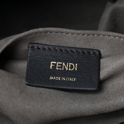 Fendi Vitello Grace Matte F is Fendi Grande Mon Tresor Bucket Bag Black 6 of 13