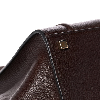 Celine Drummed Calfskin Medium Phantom Luggage Brown 8 of 12