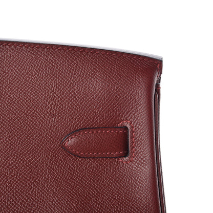 Hermes Epsom Contour Birkin 35 Rouge H 33 of 35