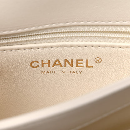 Chanel Lambskin Quilted Small Trendy CC Dual Handle Flap Bag White 6 of 9