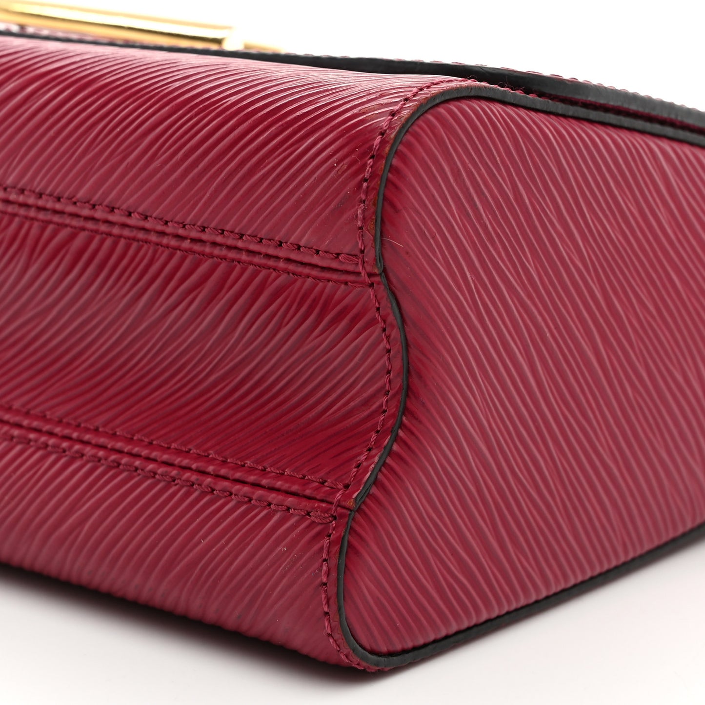 Epi Twist Shoulder Bag MM Fuchsia