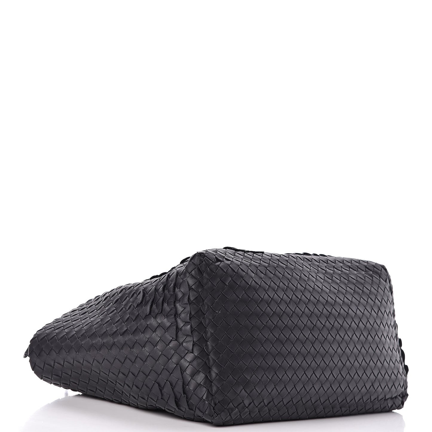 Nappa Intrecciato Ruffle Tote Ink