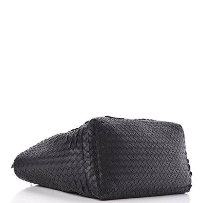 Bottega Veneta Nappa Intrecciato Ruffle Tote Ink 4 of 14