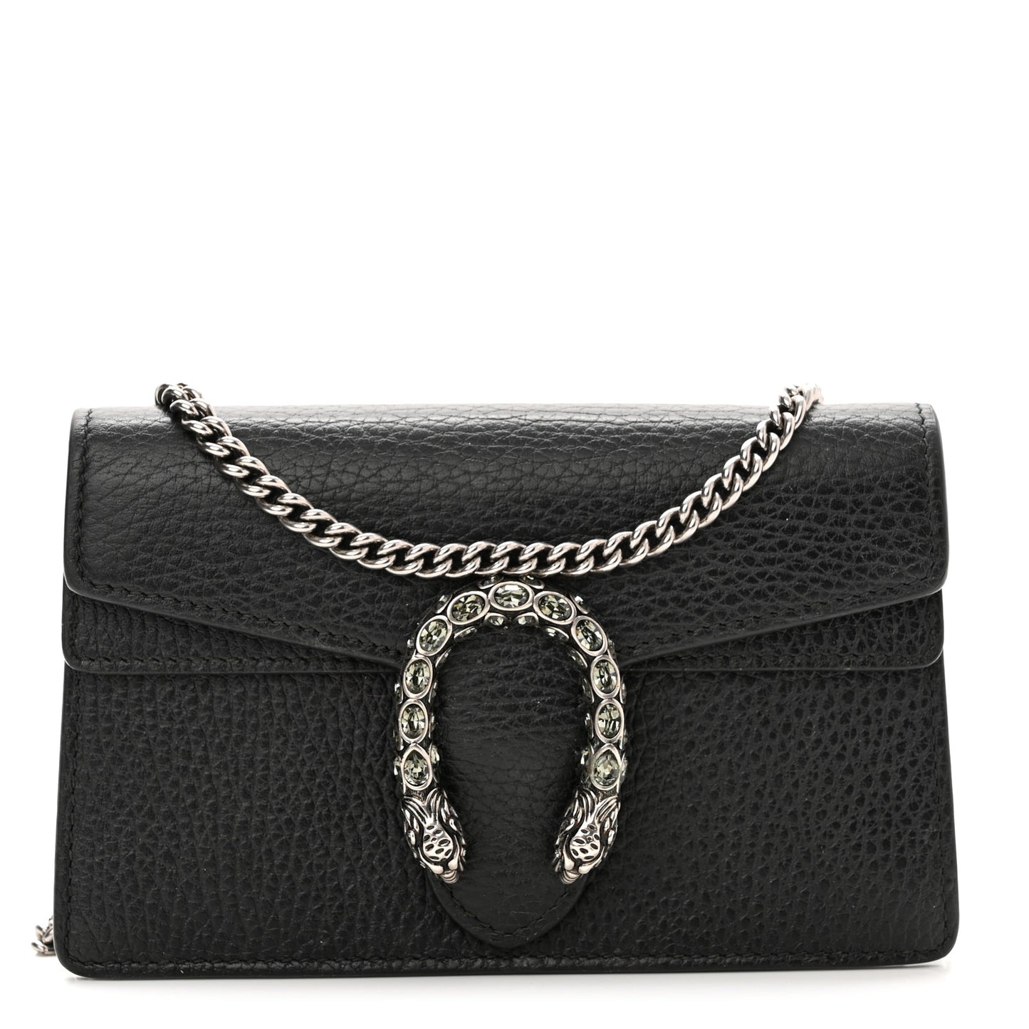 Calfskin Super Mini Dionysus Shoulder Bag Black