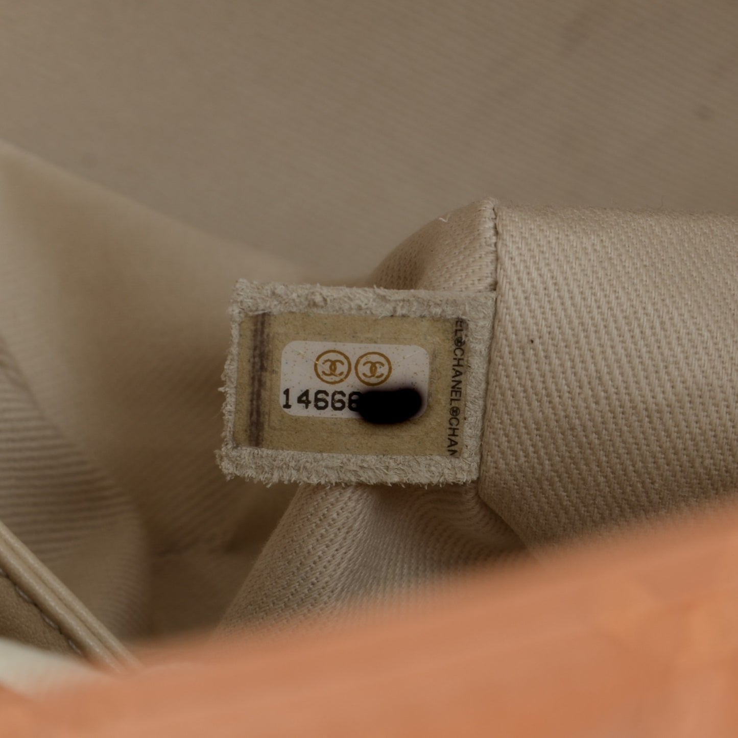Calfskin Quilted Large In the Business Tote Dark Beige