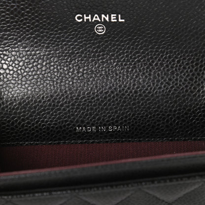 Chanel Caviar Quilted Flap Card Holder Black 6 of 8