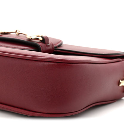 Gucci Arabella Calfskin Horsebit 1955 Shoulder Bag Rosso Ancora 18 of 19