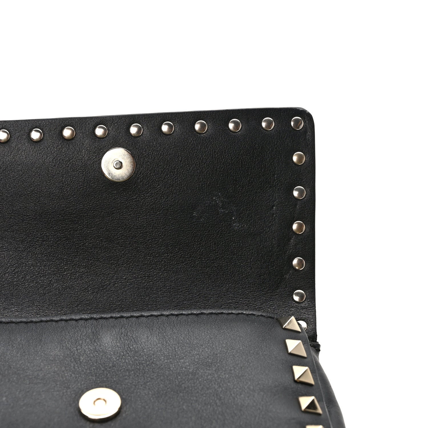 Valentino Garavani Calfskin Rockstud Belt Bag Black 5 of 12