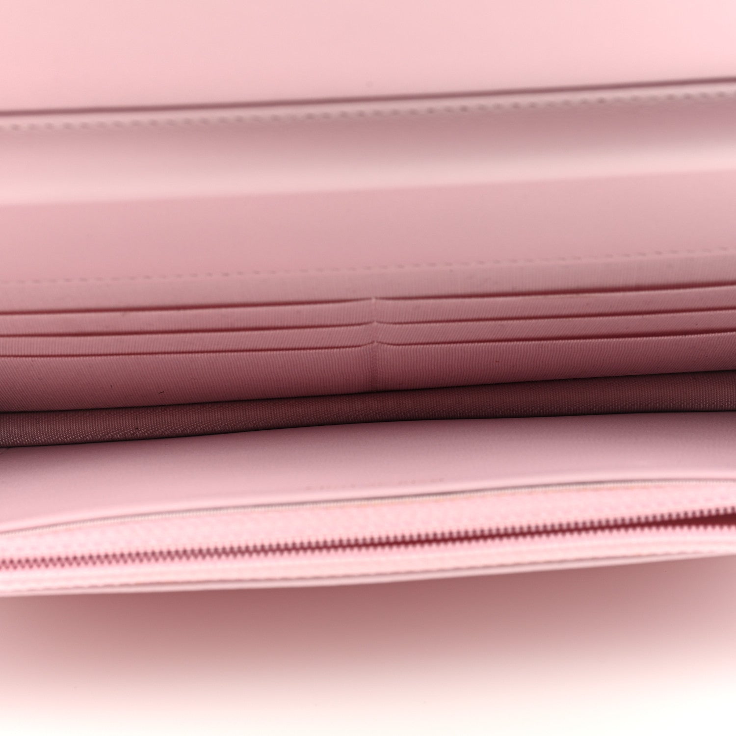 Chanel Lambskin Quilted Diamond CC Wallet On Chain WOC Pink 5 of 11