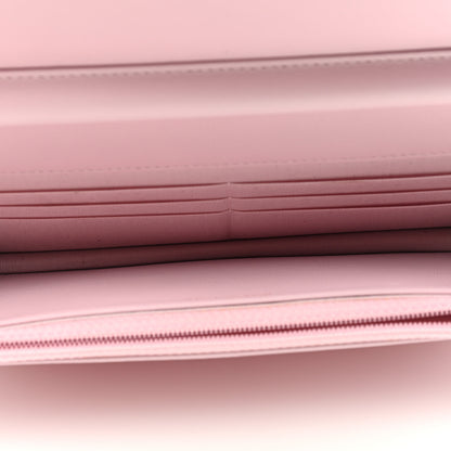 Chanel Lambskin Quilted Diamond CC Wallet On Chain WOC Pink 5 of 11