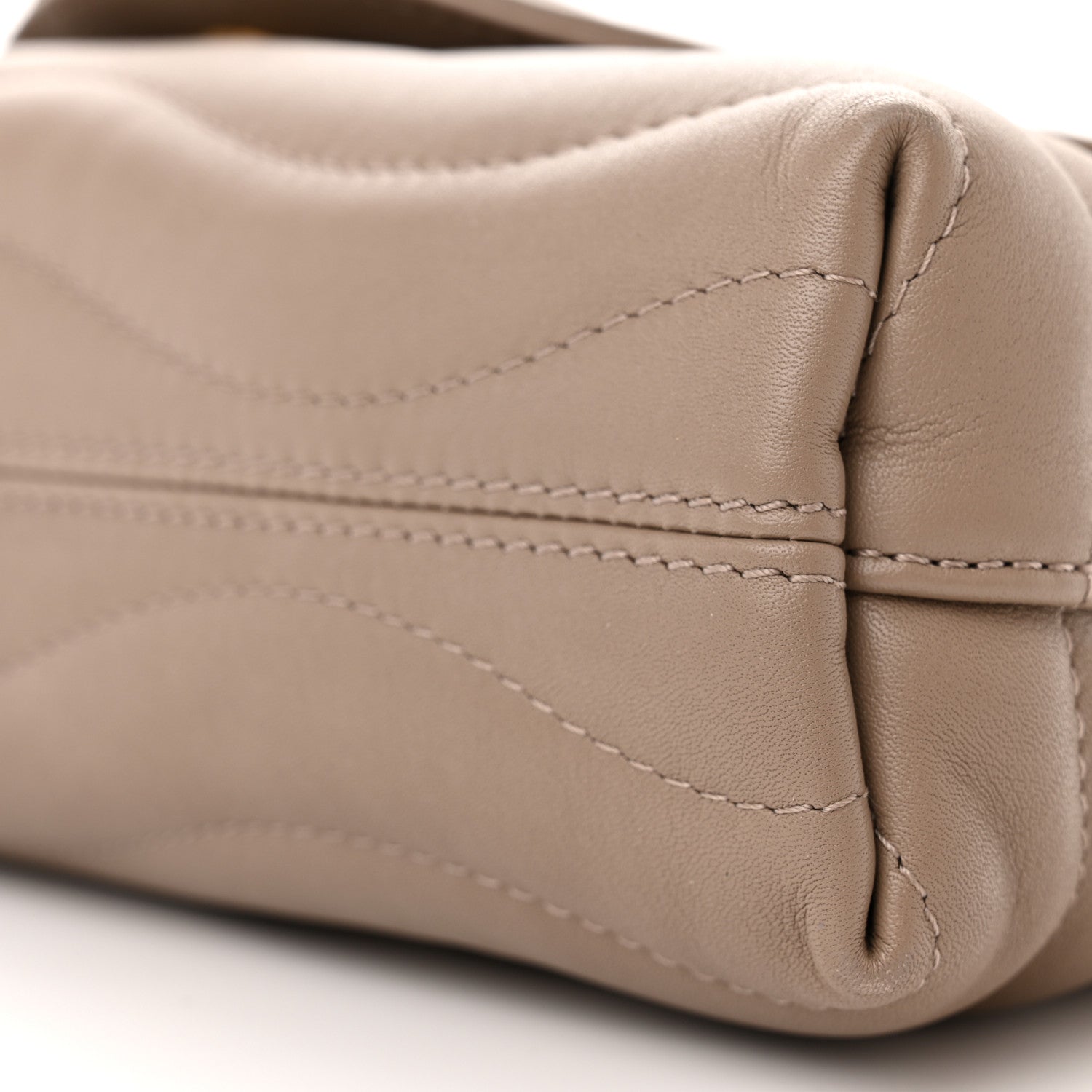 Louis Vuitton Calfskin LV New Wave Chain Bag Taupe 9 of 10