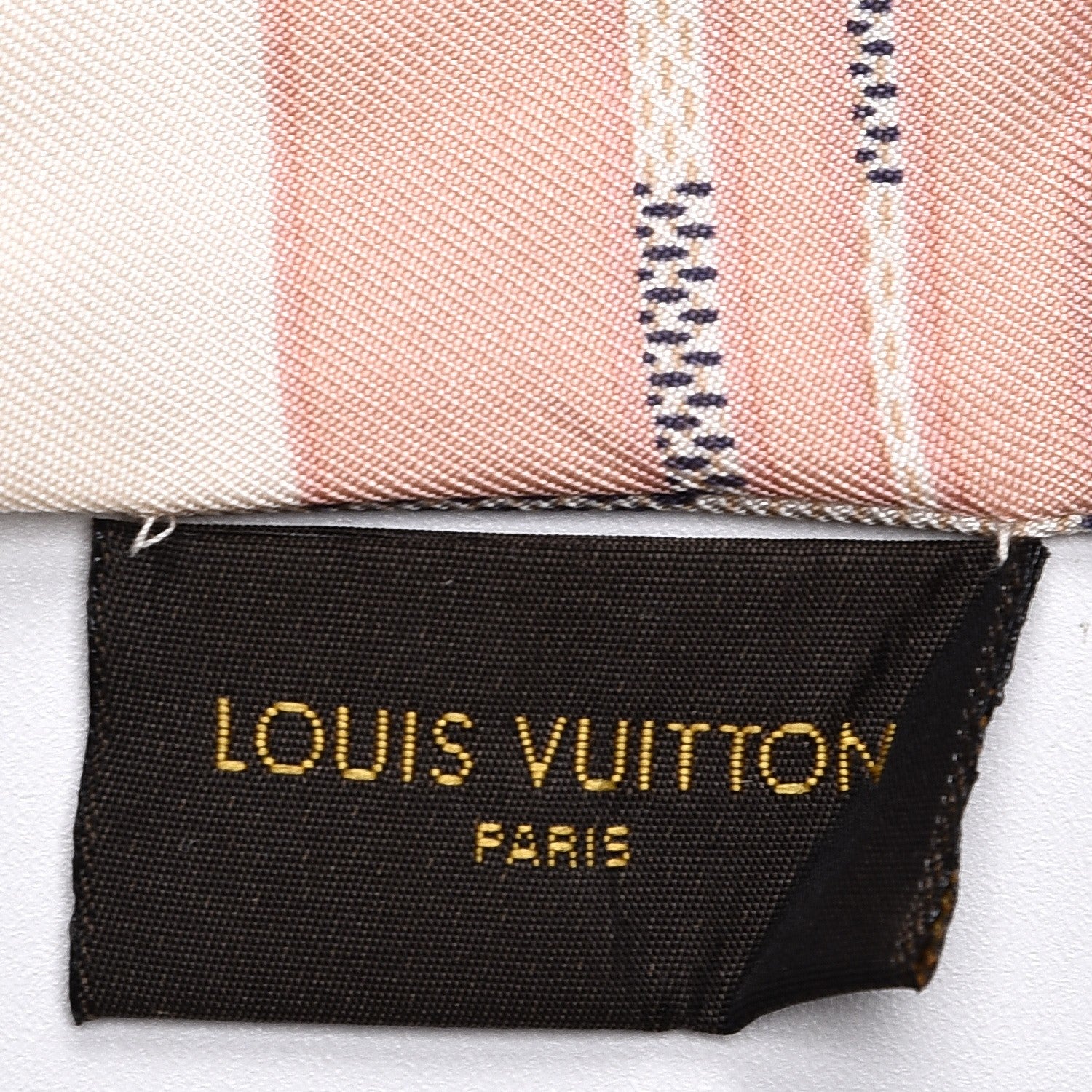 Louis Vuitton Silk Damier Azur Tahitienne Bandeau Rose Ballerine 5 of 6