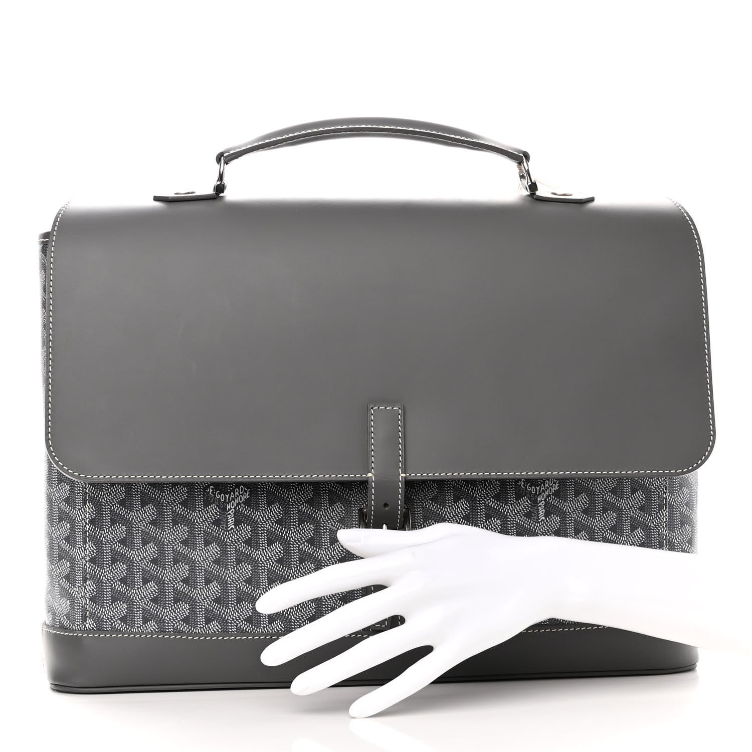 Goyard Goyardine Citadin Messenger Grey 2 of 10