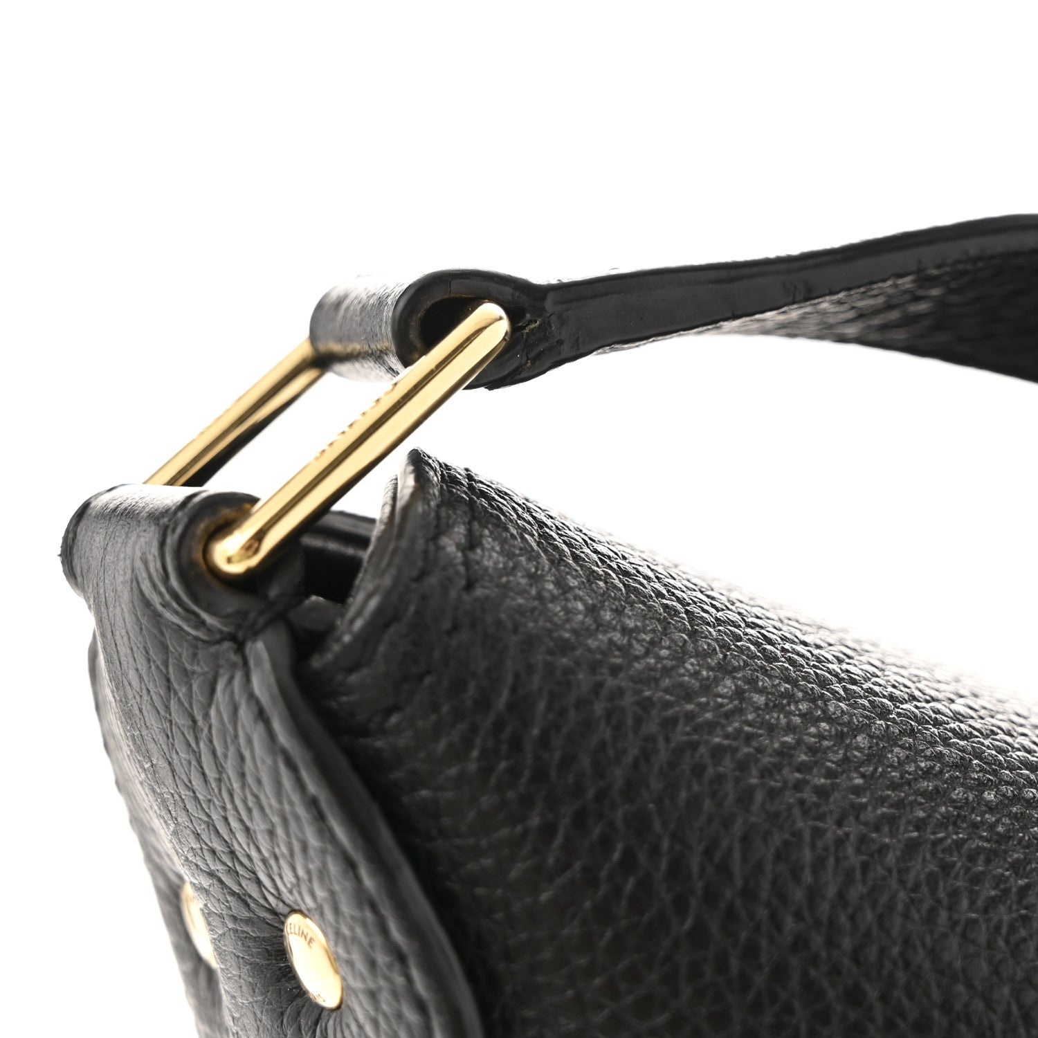 Celine Soft Grained Calfskin Medium Bucket Bag Black 11 of 13